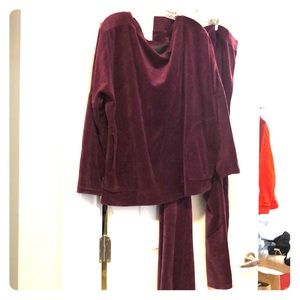 Victoria Secret Velour XL sweat suit